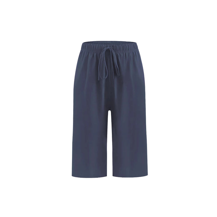 Dame Højtaljede Løst Skårne Bermuda Shorts Stilla