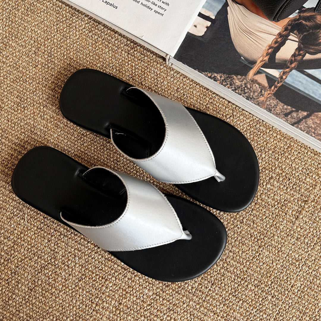 Femme Stilfulde Tåsplit Sandaler Stilla