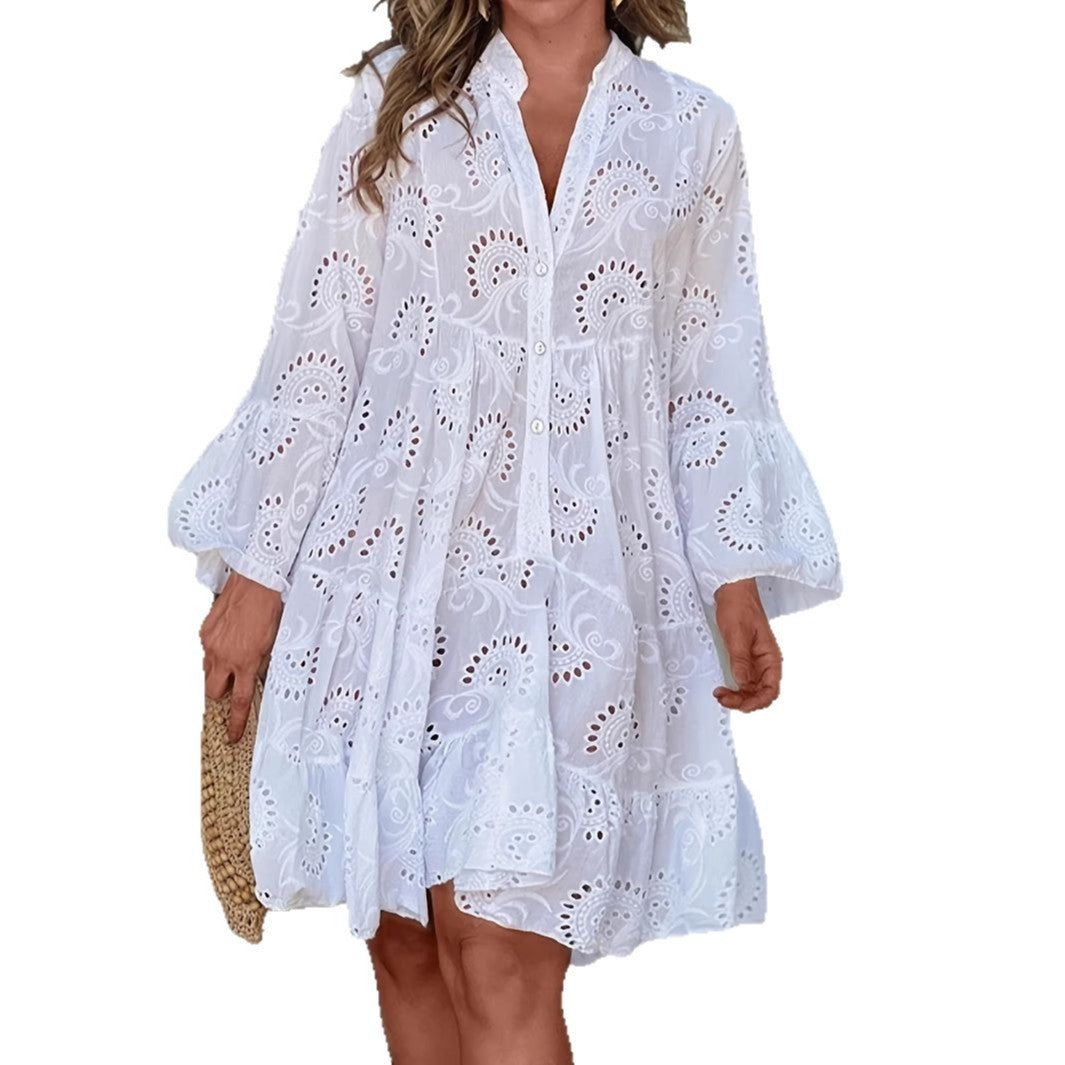 Dame Flydende Bohemian Sommerkjole Stilla
