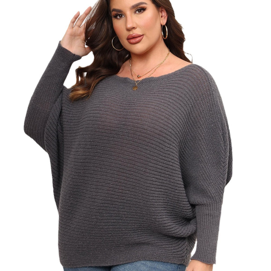 Dame Oversized Strikpullover med luftig maskestruktur Stilla