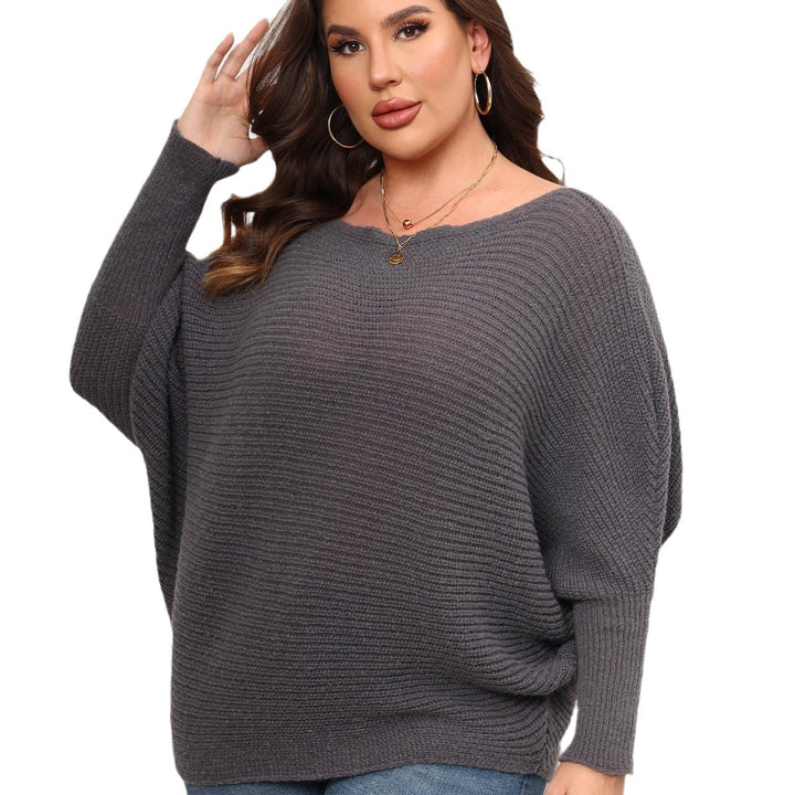 Dame Oversized Strikpullover med luftig maskestruktur Stilla
