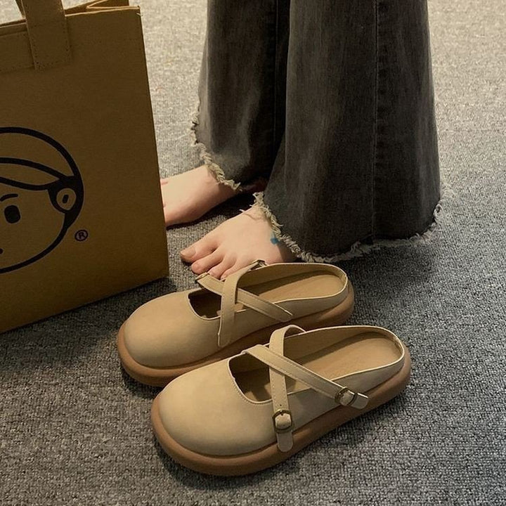 Dame Komfort Clogs med justerbare stropper og tykt profil Stilla