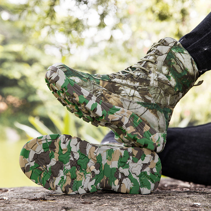 Herrer Vandtætte Camouflage-Taktiske Støvler Stilla