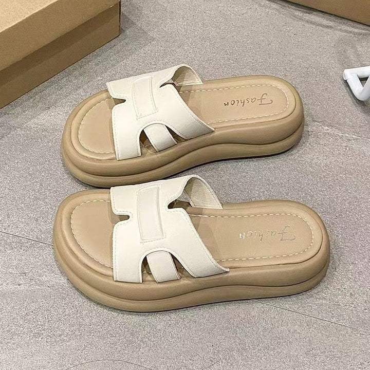 Dame komfort-sandaler med moderne knude-design og ergonomisk dæmpning Stilla