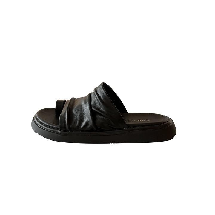Femme Behagelige Fritids-sandaler med Teksturerede Remme Stilla