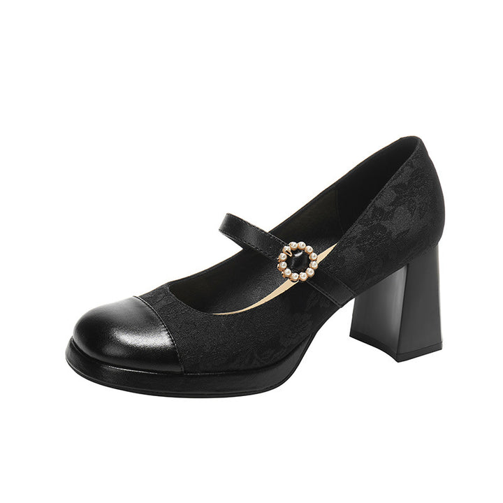 Femme Elegant Mary Jane Hæle Stilla