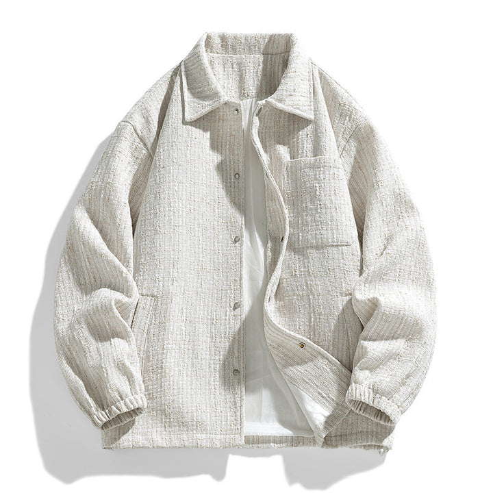 Femme Struktureret Casual Button-Up Jakke Stilla