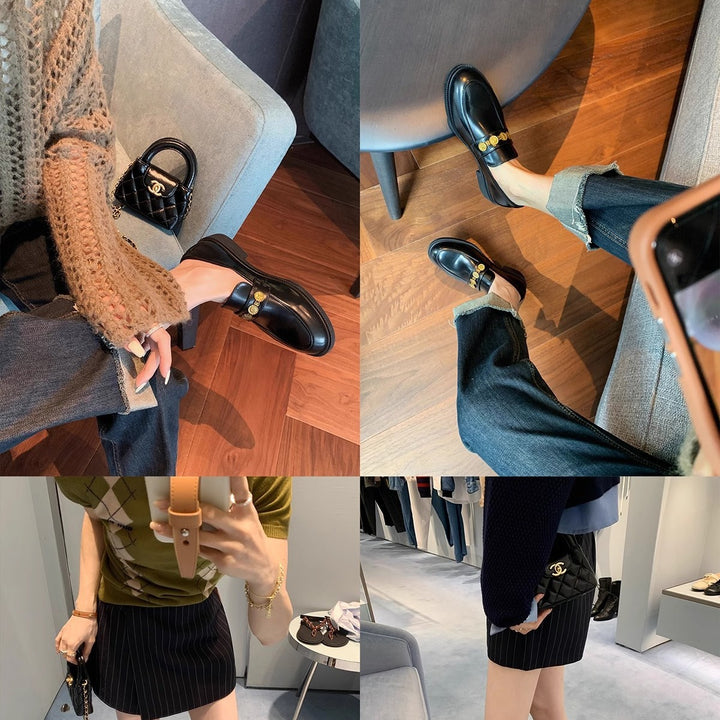 Herrer Chic Slippers med metalliske accenter Stilla