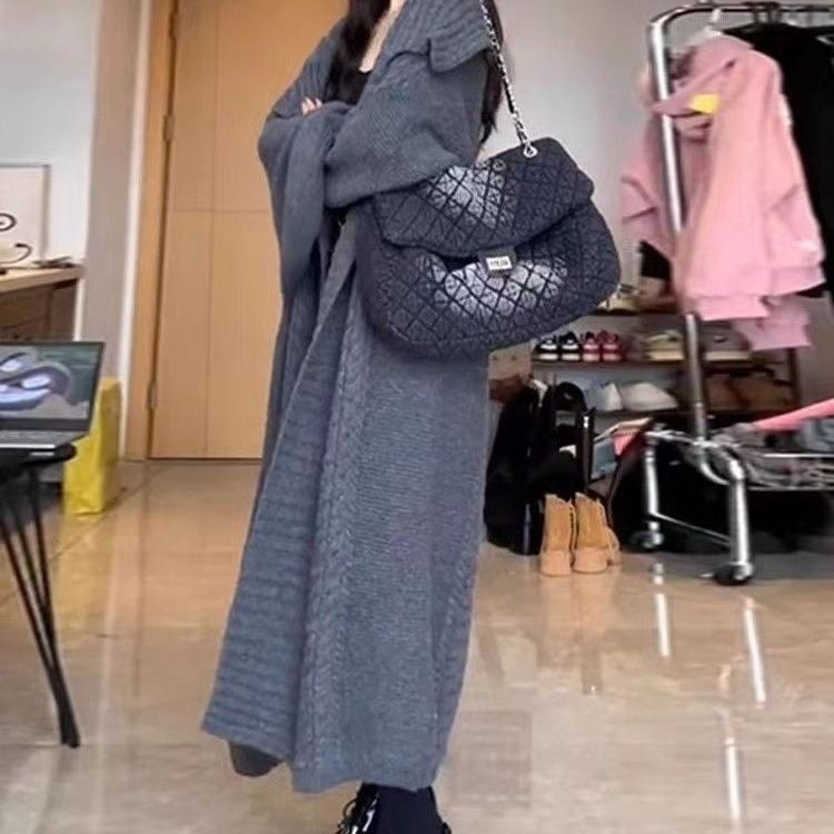Kvinder Mønstret Oversize Cardigan Stilla