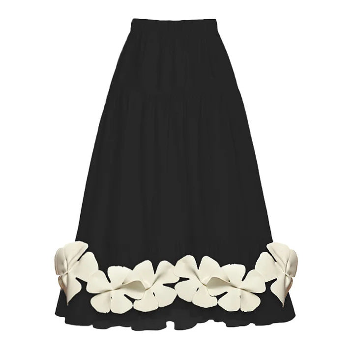 Damer elegant badedragt med blomsterdesign Skovae