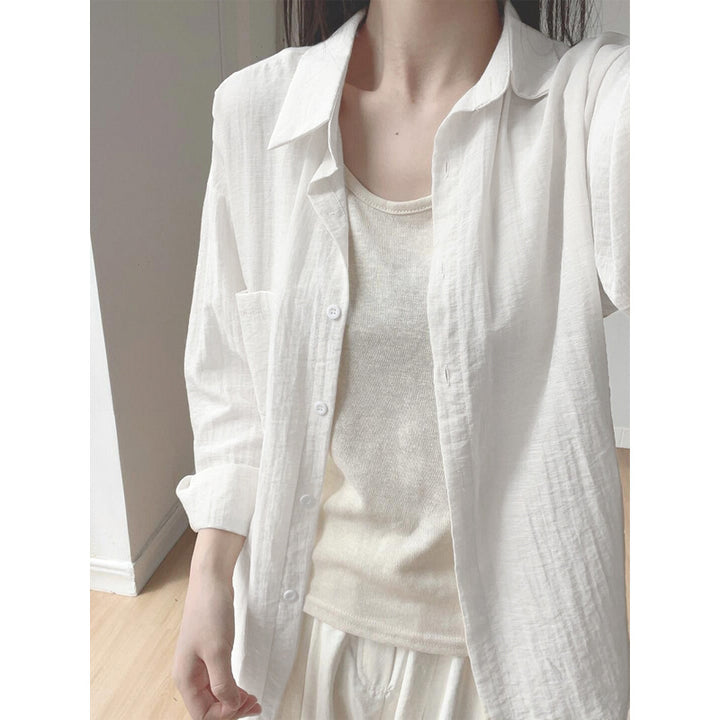 Femme Let Lag Knapshirt Stilla