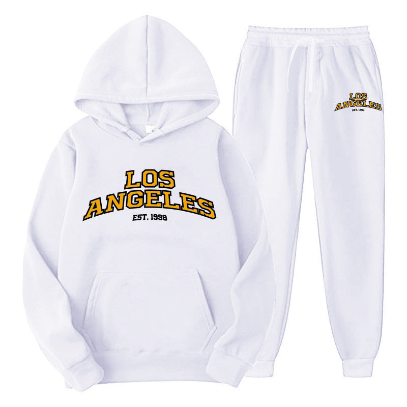 Kvindernes Sporty Hoodie og Joggingbukser Sæt Skovae
