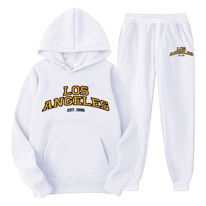 Kvindernes Sporty Hoodie og Joggingbukser Sæt Skovae