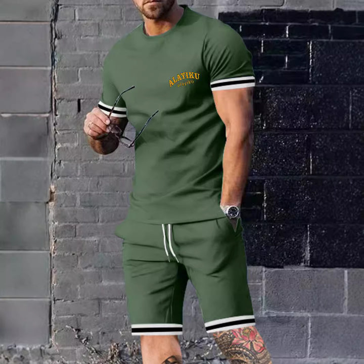 Herrer Sports T-Shirt og Shorts Sæt Stilla