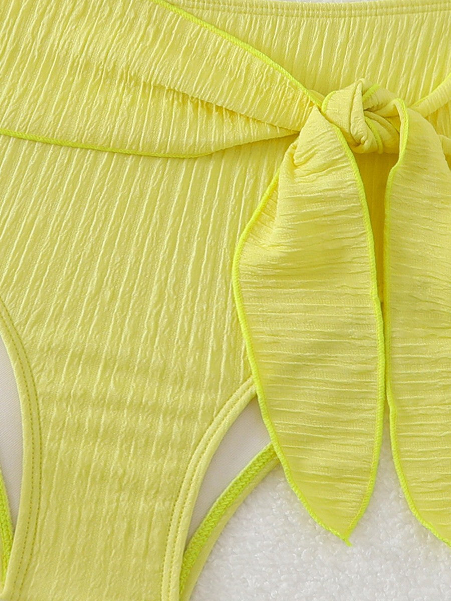 Dame High-Waist Bandeau Bikini Sæt Stilla