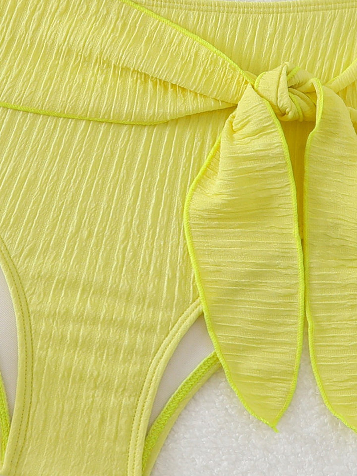 Dame High-Waist Bandeau Bikini Sæt Stilla