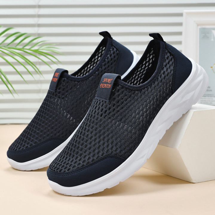 Dame Åndbare Slip-On Sneakers med skridsikker sål og elastisk overmateriale Stilla
