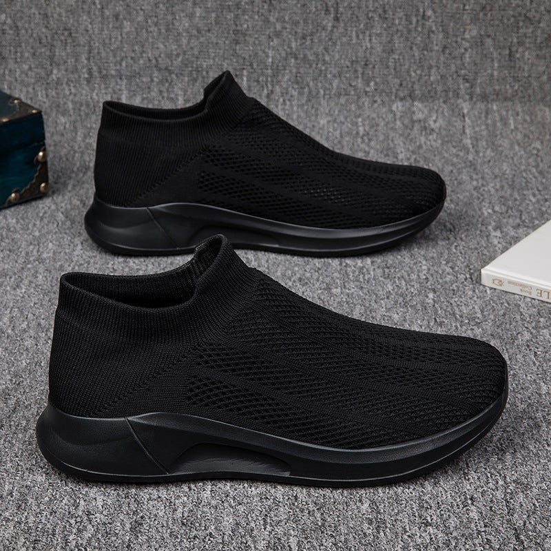 Herrer Åndbare Strik Slip-On Sneakers Stilla