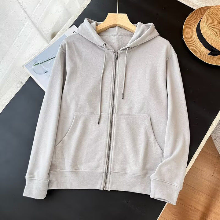 Kvinders sporty zip hoodie med praktiske kængurulommer Stilla