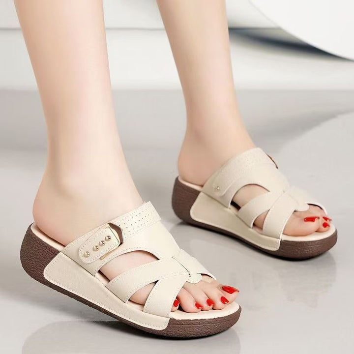 Dame Komfort-sandaler med ergonomisk design og fashionable remme Stilla