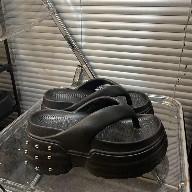 Dame platform-sandaler med trendy design og komfortabel sål Stilla