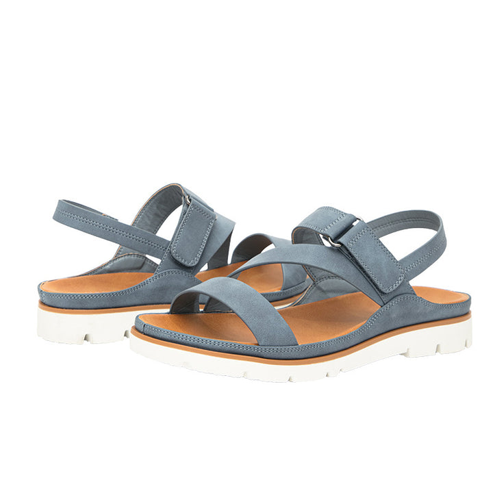 Dame komfort-sandaler med justerbart remdesign og dæmpende sål Stilla