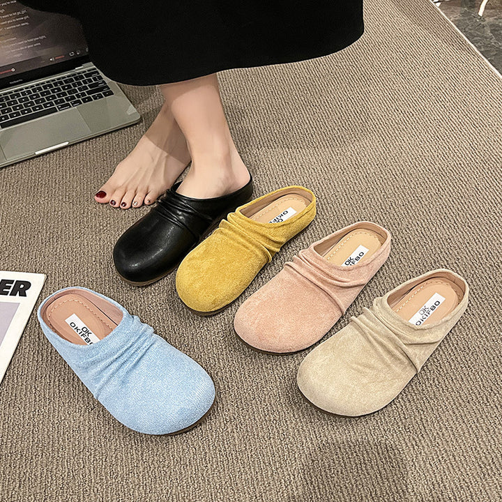Femme Bequeme Wildleder Slipper Mules Stilla