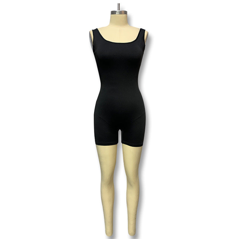 Dame Elegant og figursyet Sport-Jumpsuit Skovae