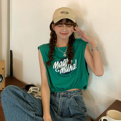Femme Relaxed Fit Statement Grafik Tank Top Stilla