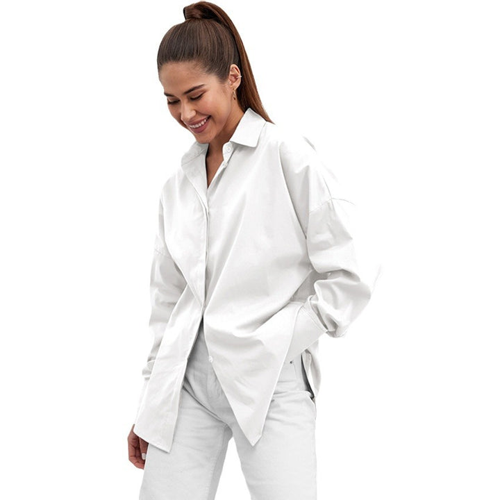 Dame Oversized Skjorte med afslappet snit og moderne detaljer Stilla