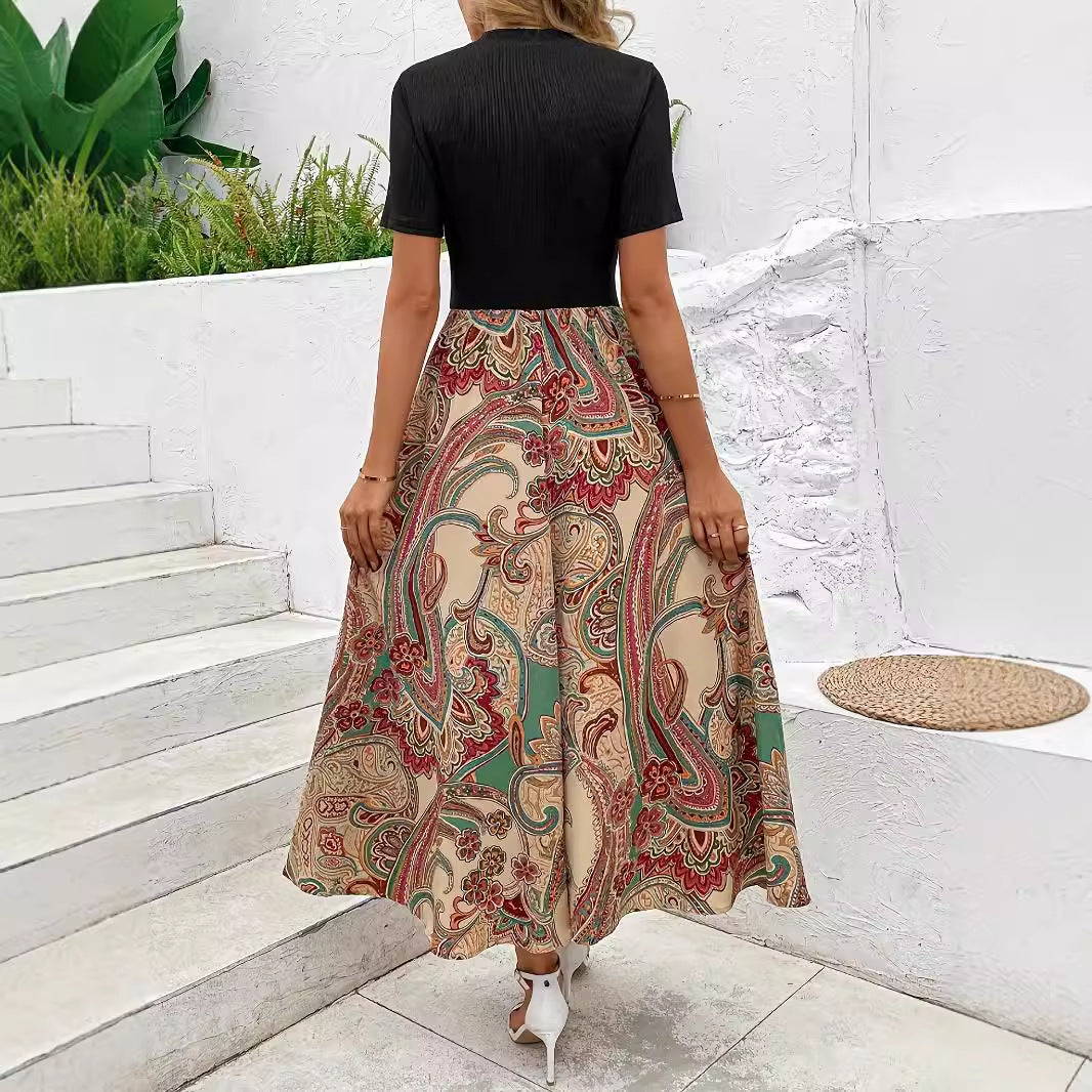 Dame Bohemian Maxi Kjole Stilla