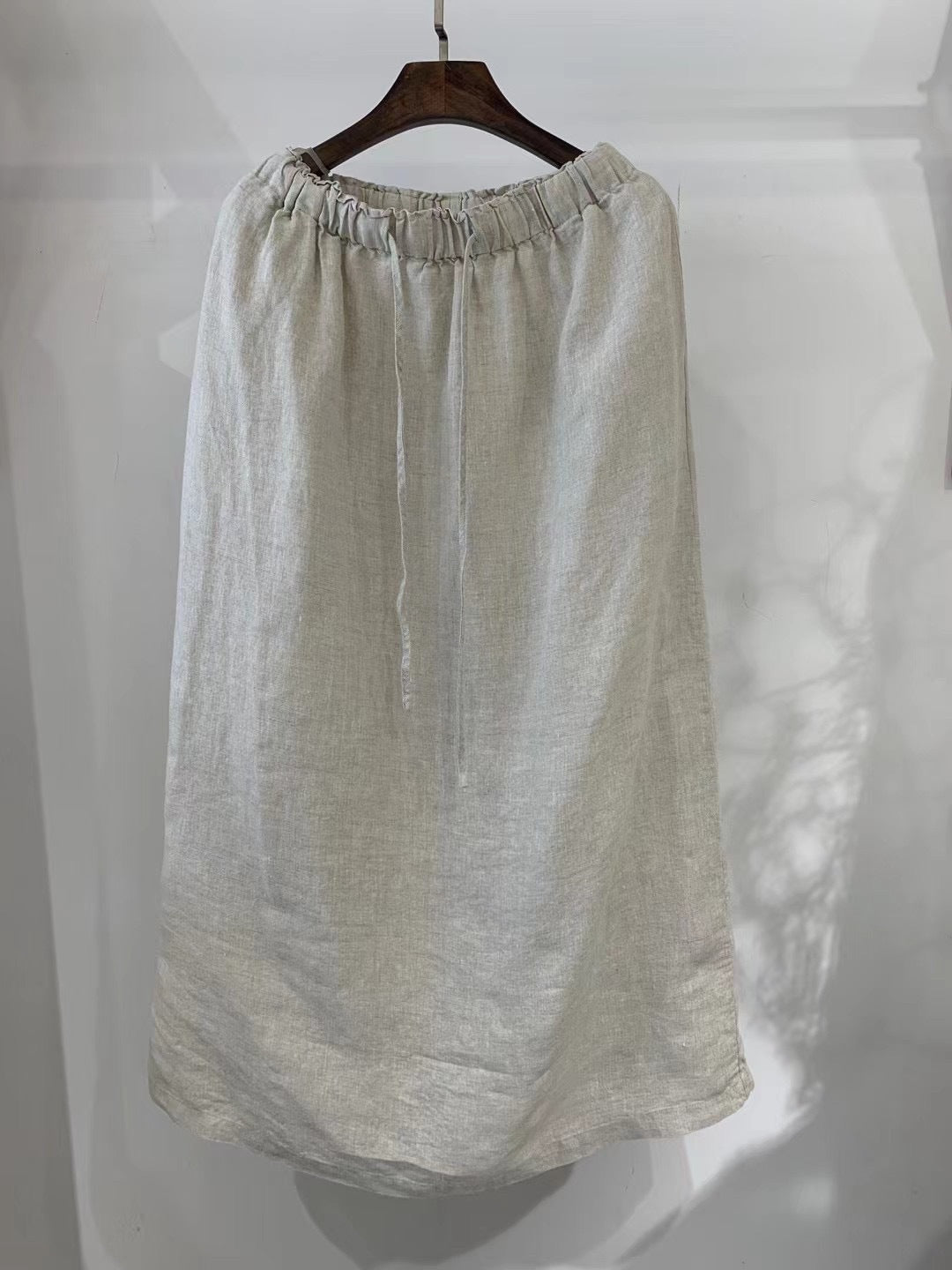 Femme Stribet Løs Maxi-Nederdel Stilla