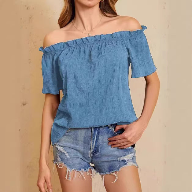 Dame Off-Shoulder Bluse Skovae