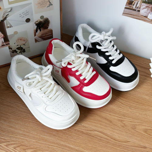 Dame Sneakers med dæmpende sål og åndbare mesh-indlæg Stilla
