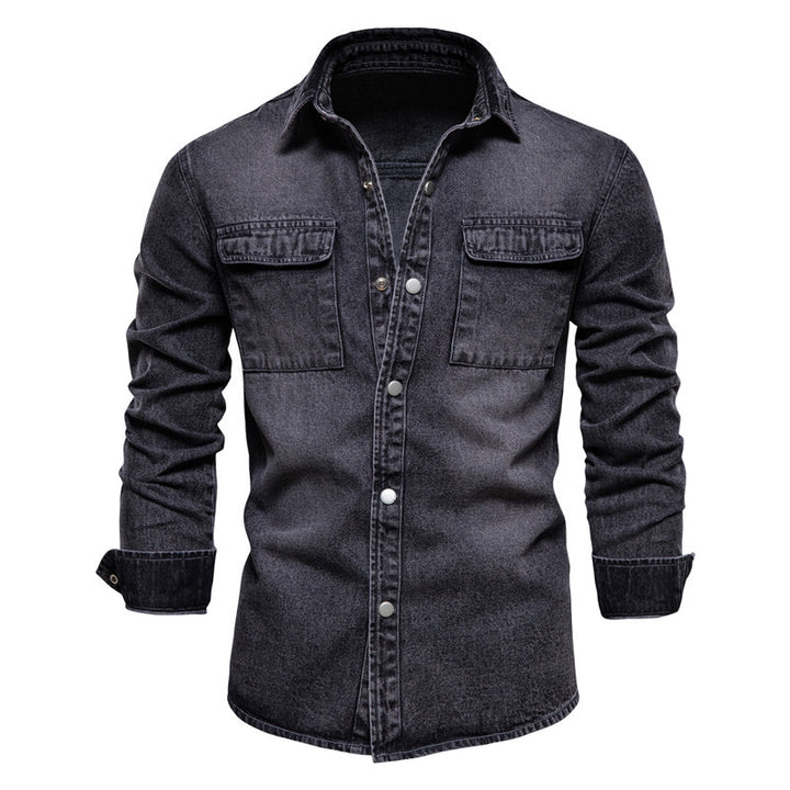 Herrer Denim-Skjorte Stilla