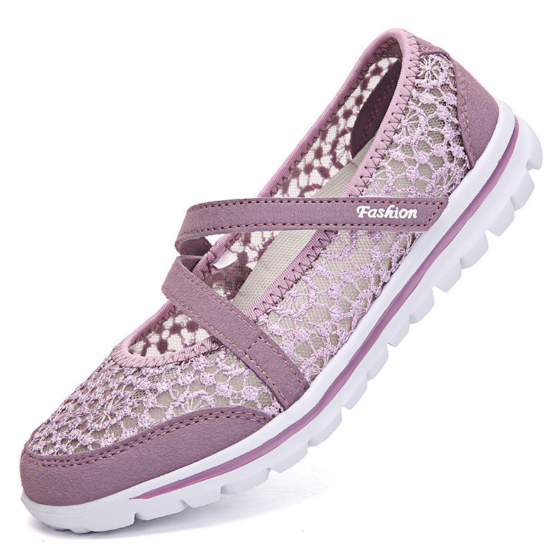 Dame Elegante Spids Slip-On Sneakers med støttende Strop Stilla