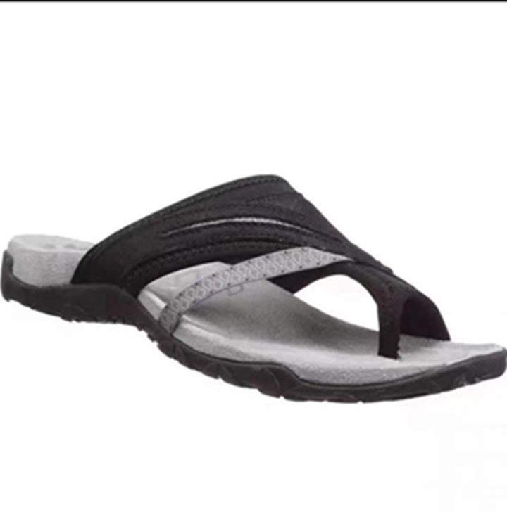 Dame fodsenge-sandaler med ergonomisk form og skridsikker sål Stilla