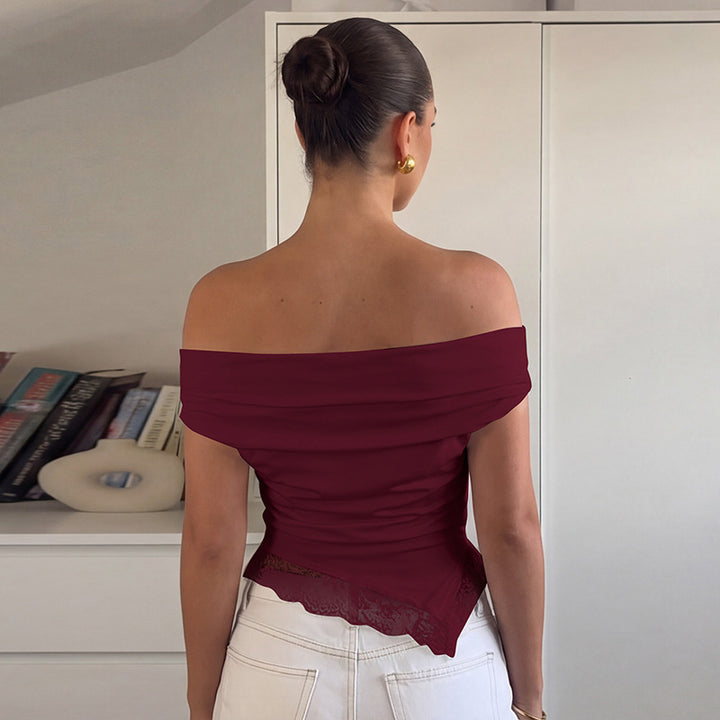 Dame Charmerende Off-Shoulder Top Skovae