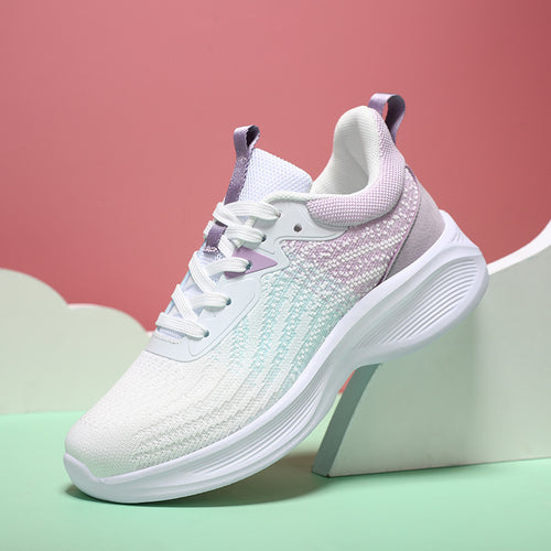 Dame Lettere Åndbare Løbesneakers med Polstret Indersål Stilla