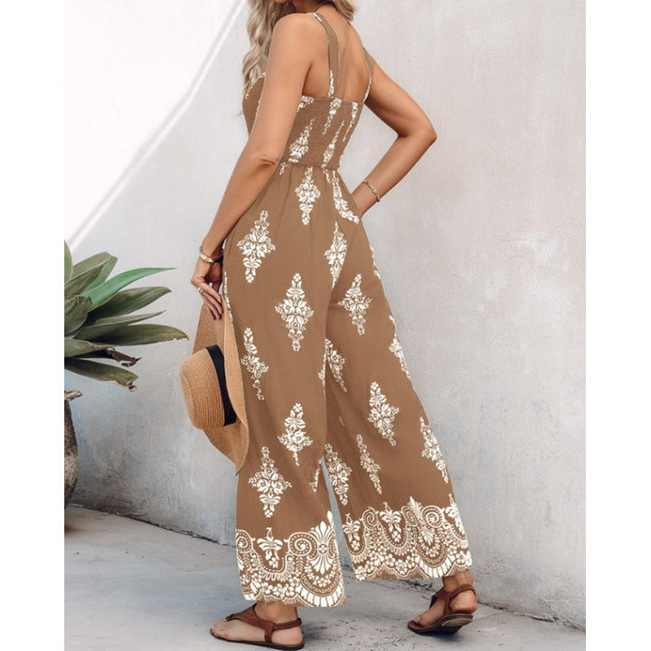 Kvinder Bohemian Bredbenet Overall Stilla