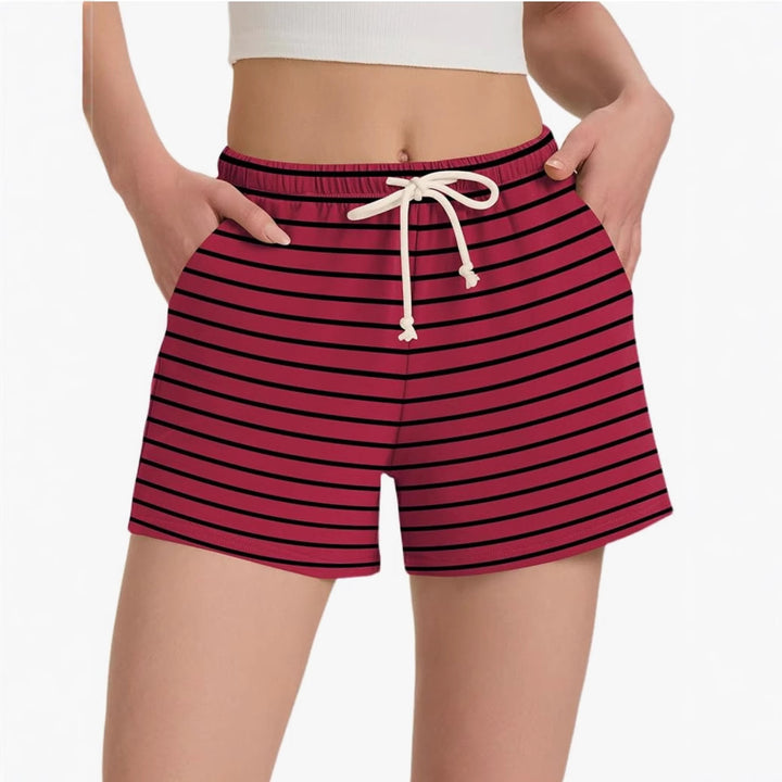 Dame stribede Comfort Fit svømshorts Stilla