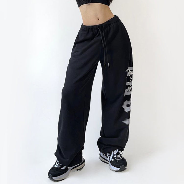 Kvinders afslappede fritidsbukser med fashionabelt print Stilla