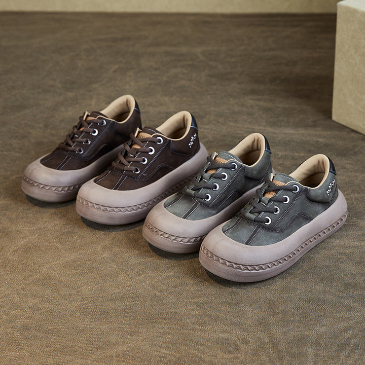 Herrer Casual Luxe Platform Sneakers Stilla