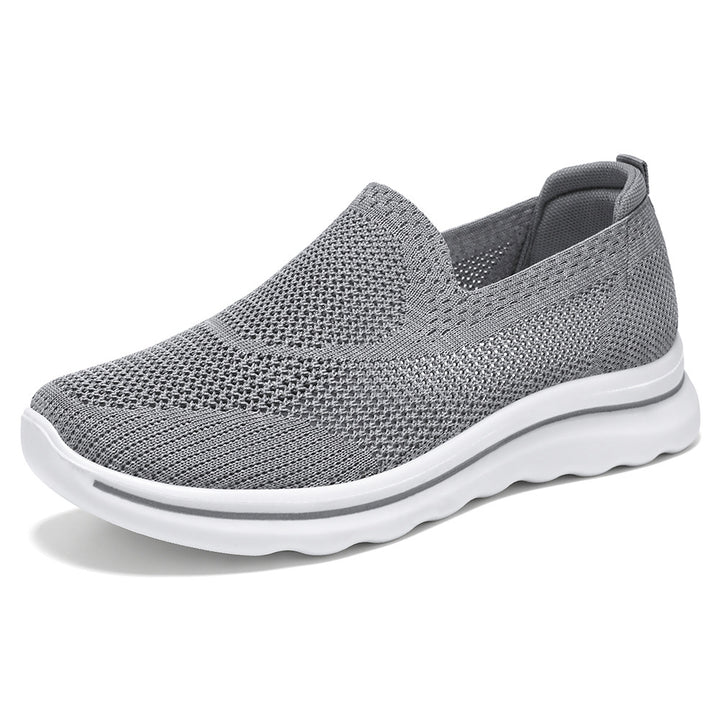 Dame Åndbare Slip-On Sneakers med elastisk Struktur Stilla