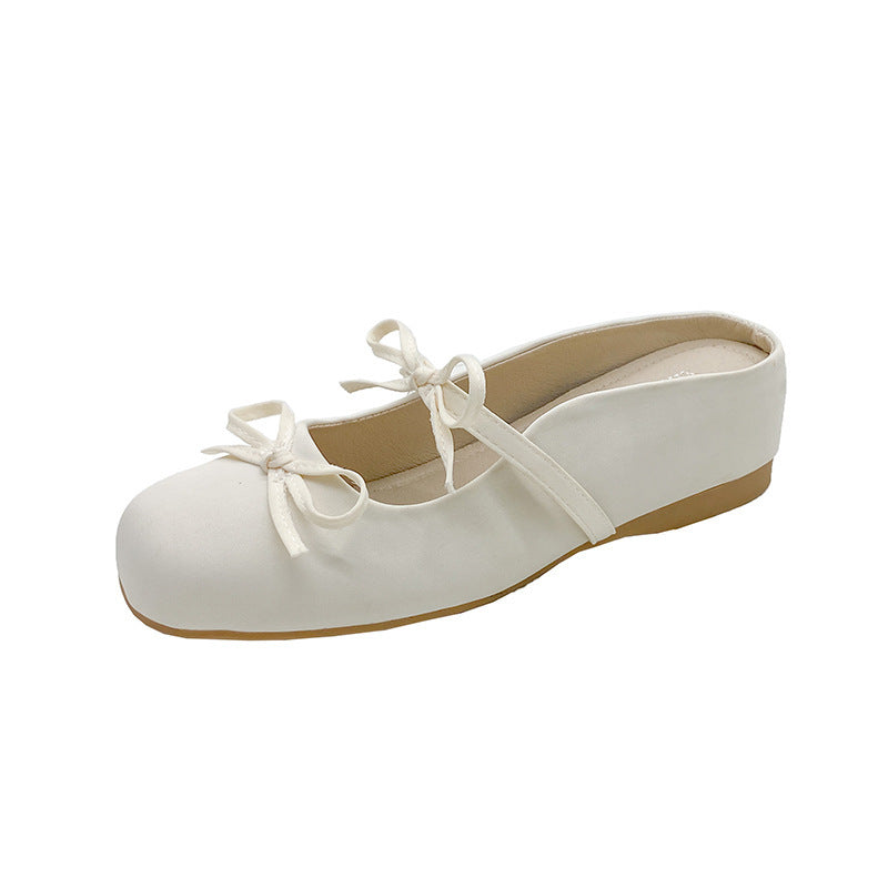 Dame Ballet Slip-On Ballerinaer med Sløjfedetalje Stilla