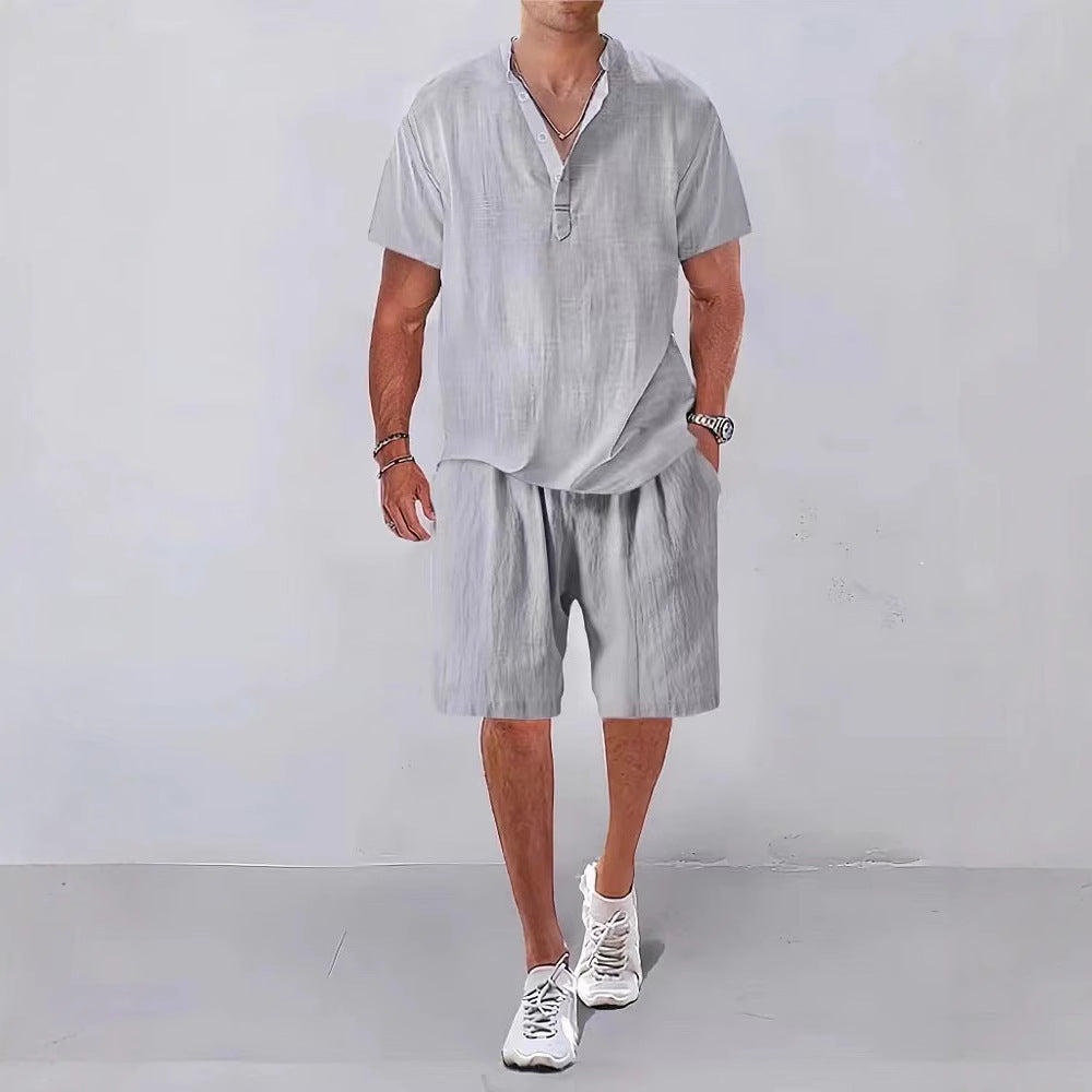Herrer Casual Relaxed Fit Linned Sæt Stilla