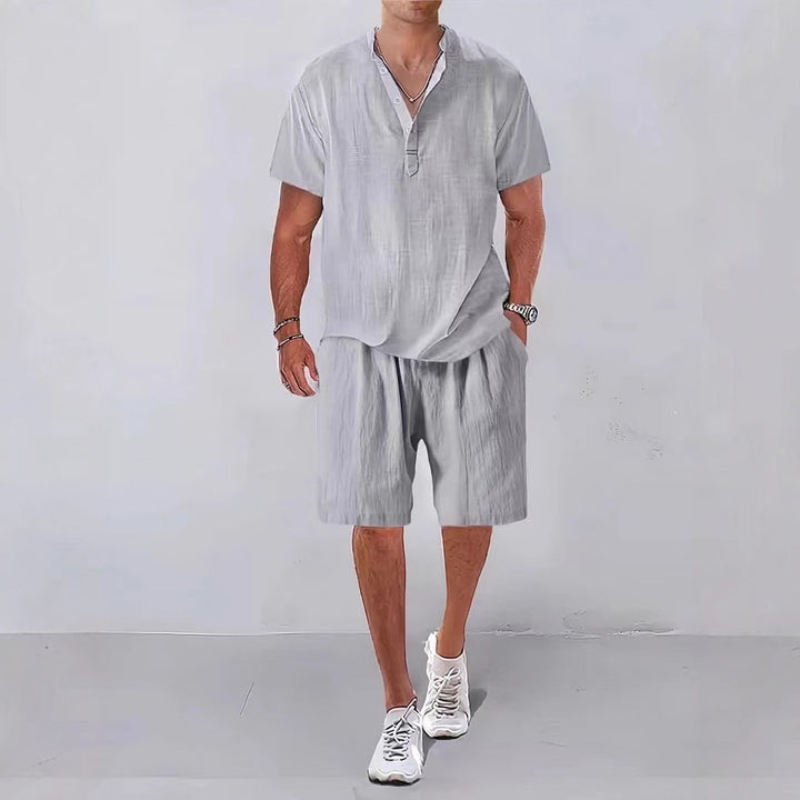 Herrer Casual Relaxed Fit Linned Sæt Stilla