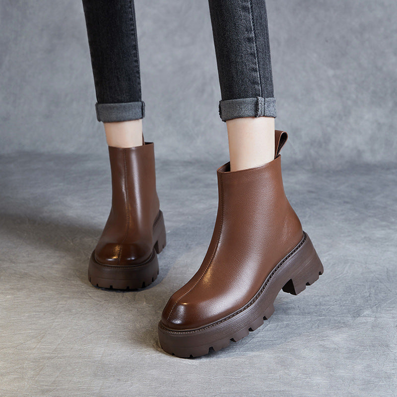 Dame Chunky Plateau snøresko med smart finish Stilla