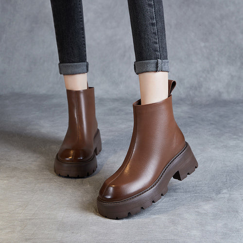 Dame Chunky Plateau snøresko med smart finish Stilla