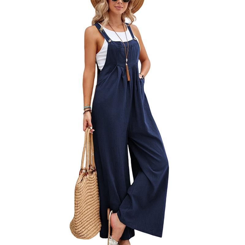 Dame jumpsuit med justerbare stropper Stilla